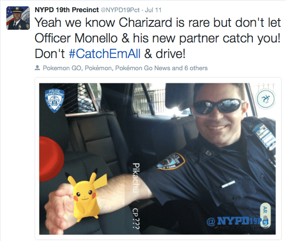 NYPD19分署はTWITTERで注意を呼びかけ